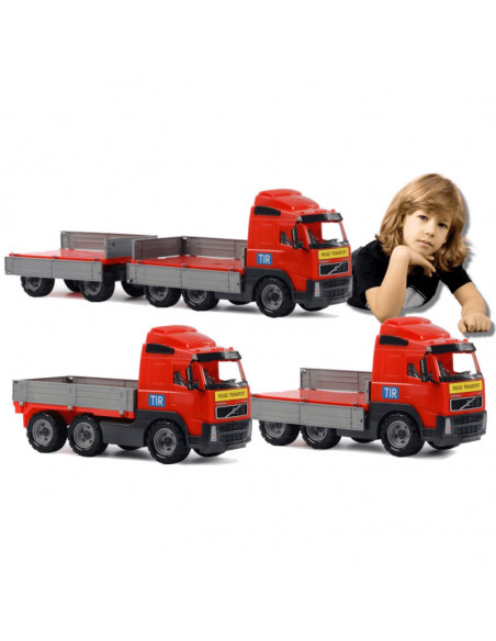 Camion cu remorca - Volvo PowerTruck, 77x19x25 cm, Wader,9487