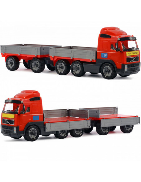 Camion cu remorca - Volvo PowerTruck, 77x19x25 cm, Wader,9487