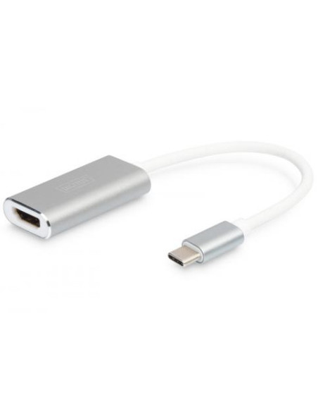 DIGITUS USB3.0 Typ C 4K HDMI grafik adaptor Alu case 20cm cable