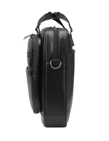 6KD09AA,GEANTA HP, pt. notebook de max 15.6 inch, 1 compartiment, buzunar frontal x 2, 1.22 kg, piele ecologica, negru, "6KD09AA