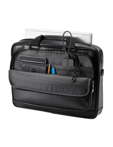 6KD09AA,GEANTA HP, pt. notebook de max 15.6 inch, 1 compartiment, buzunar frontal x 2, 1.22 kg, piele ecologica, negru, "6KD09AA