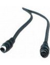CABLU video GEMBIRD, S-Video (T) la S-Video (T), 1.5m, negru