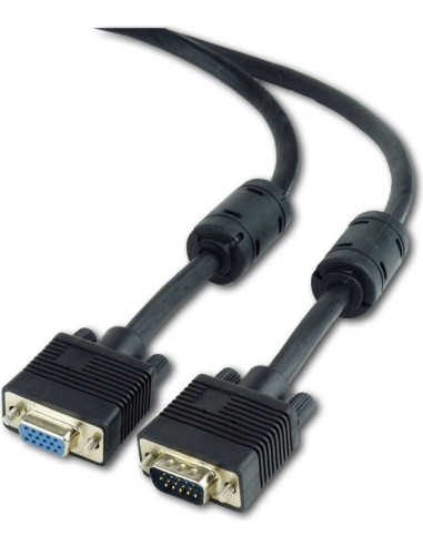 CABLU video GEMBIRD, adaptor VGA (T) la VGA (M), 1.8m, premium