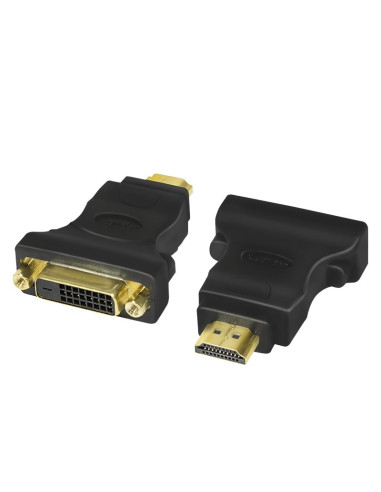 ADAPTOR video LOGILINK, HDMI (T) la DVI-D DL (M), conectori