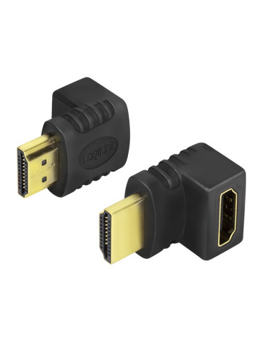 ADAPTOR video LOGILINK, HDMI (T) la HDMI (M), conectori auriti