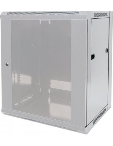 CABINET 19" INTELLINET 9U, fixare pe perete, Flatpack