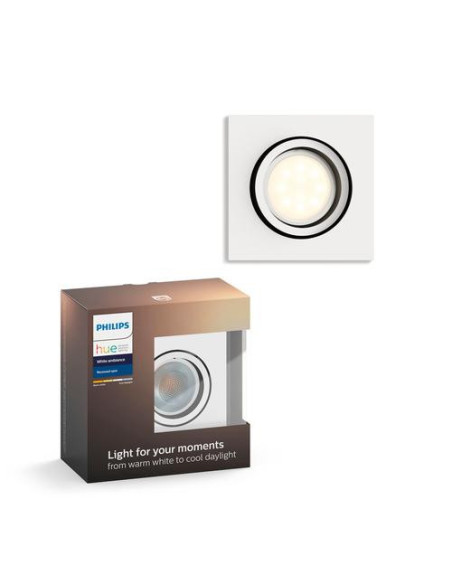 APLICA smart PHILIPS, LED, soclu GU10, putere 5.5 W, tip lumina