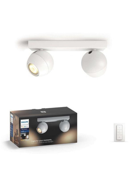 APLICA smart PHILIPS, LED, soclu GU10, putere 5.5 W x 2, tip