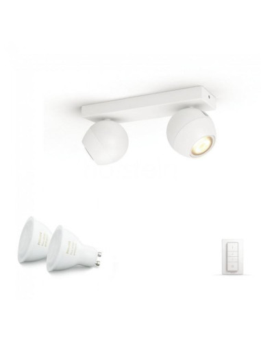 APLICA smart PHILIPS, LED, soclu GU10, putere 5.5 W x 2, tip
