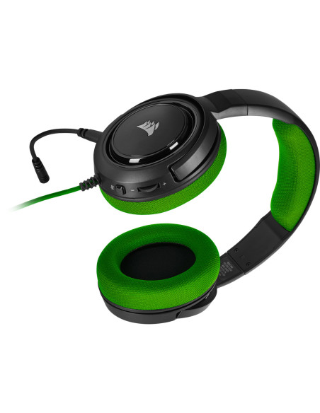 CASTI Corsair, "HS35", cu fir, gaming, utilizare multimedia
