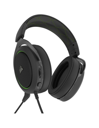 CASTI Corsair, "HS50 Pro", cu fir, gaming, utilizare