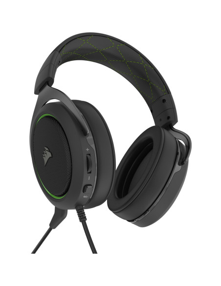 CASTI Corsair, "HS50 Pro", cu fir, gaming, utilizare