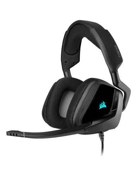 CASTI Corsair, "Void RGB Elite", cu fir, gaming, utilizare