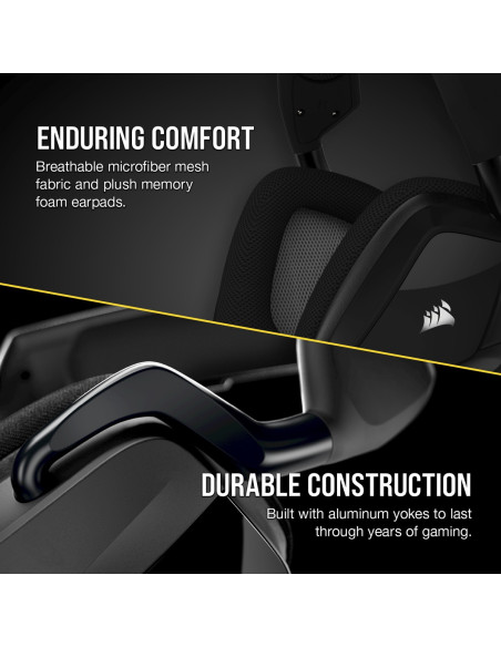 CASTI Corsair, "Void RGB Elite", cu fir, gaming, utilizare