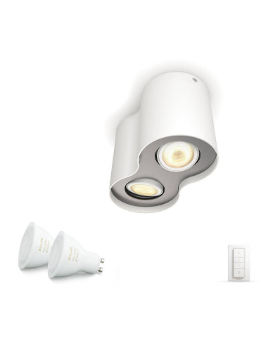 APLICA smart PHILIPS, LED, soclu GU10, putere 5.5 W x 2, tip