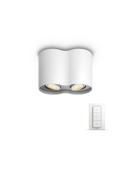 APLICA smart PHILIPS, LED, soclu GU10, putere 5.5 W x 2, tip
