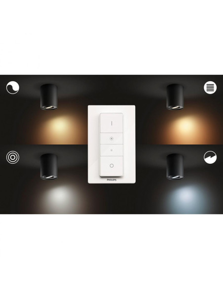 APLICA smart PHILIPS, LED, soclu GU10, putere 5.5 W, tip lumina