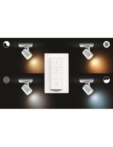 APLICA smart PHILIPS, LED, soclu GU10, putere 5.5 W, tip lumina