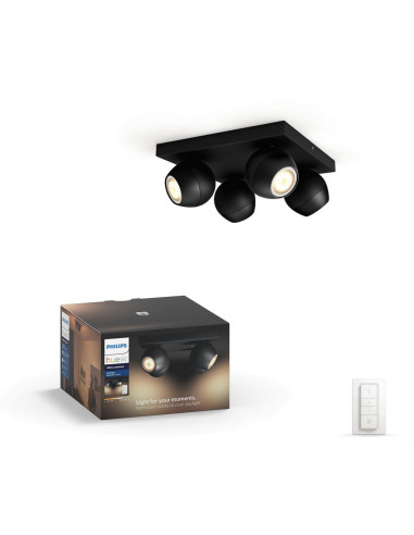 APLICA smart PHILIPS, LED, soclu GU10, putere 5.5 W x 4, tip