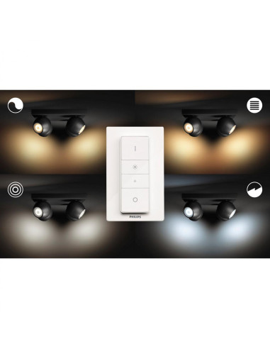 APLICA smart PHILIPS, LED, soclu GU10, putere 5.5 W x 4, tip