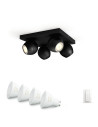 APLICA smart PHILIPS, LED, soclu GU10, putere 5.5 W x 4, tip