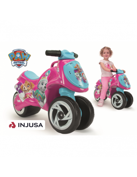 Motocicleta fara pedale Paw Patrol Injusa, Roz,19123 Motocicleta fara pedale Paw Patrol Injusa, Roz,19123