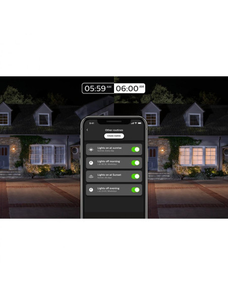 STALP exterior smart PHILIPS, LED, soclu integrat, putere 9.5