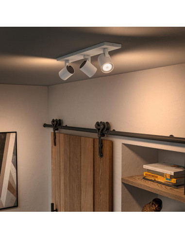 PLAFONIERA smart PHILIPS, LED, soclu GU10, putere 5 W x 3, tip