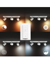 PLAFONIERA smart PHILIPS, LED, soclu GU10, putere 5 W x 3, tip
