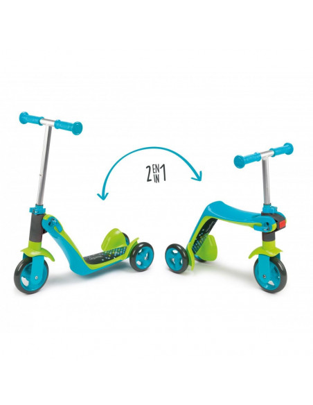 Trotineta Smoby 2 in 1, Albastru,750605