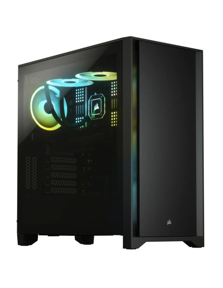 CARCASA CORSAIR Middle Tower, ATX, "4000D", fara sursa, sticla