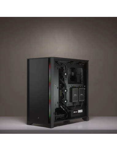 CARCASA CORSAIR Middle Tower, ATX, "4000D", fara sursa, sticla