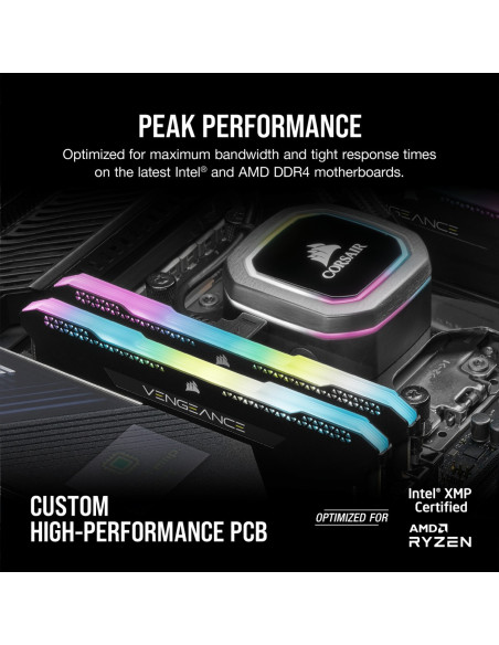 Memorie DDR Corsair DDR4 16 GB, frecventa 3200 MHz, 8 GB x 2