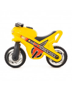 Motocicleta fara pedale, MX-ON, galbena, 70x30x49,3 cm 2
