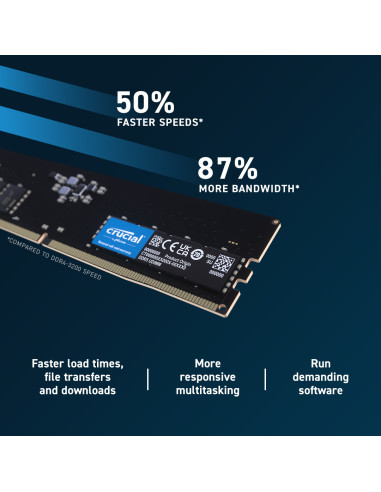 MEMORY DIMM 16GB DDR5-4800/CT16G48C40U5 CRUCIAL,CT16G48C40U5