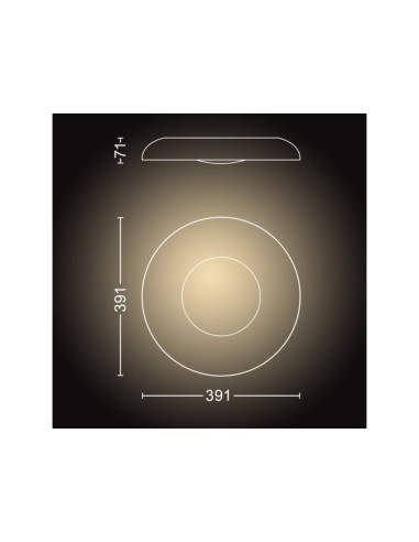 Still Hue ceiling lamp black, "000008719514341357" (include TV