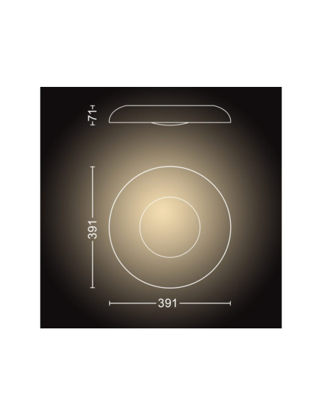 Still Hue ceiling lamp black, "000008719514341357" (include TV