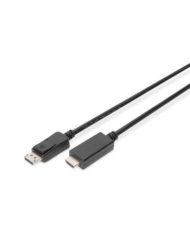 DIGITUS DisplayPort Adapter Cable DP - HDMI Type A St / St 1.0m