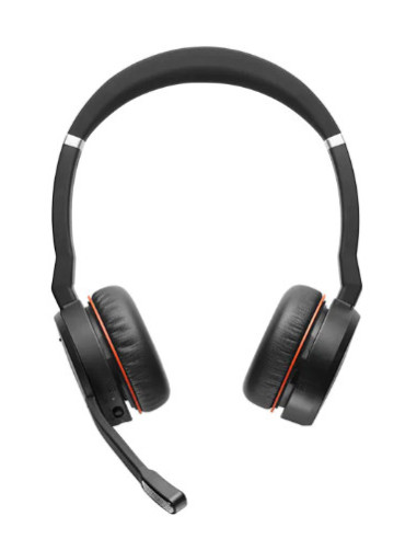 Jabra Evolve 75 UC Stereo Headset Head-band Black,Red