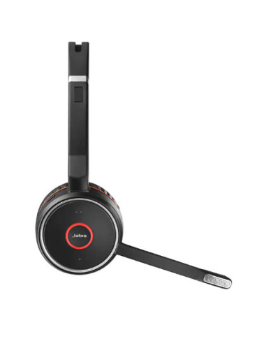Jabra Evolve 75 UC Stereo Headset Head-band Black,Red