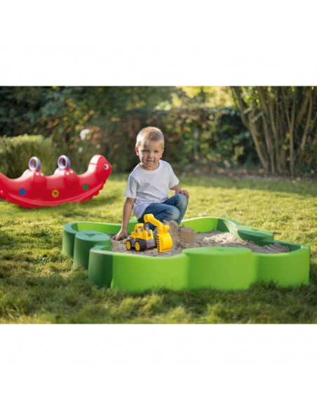Cutie pentru nisip Big Vario, cu husa de protectie, Verde, 112