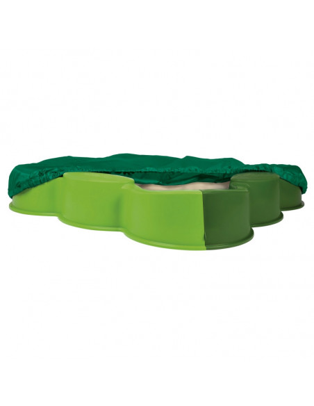 Cutie pentru nisip Big Vario, cu husa de protectie, Verde, 112