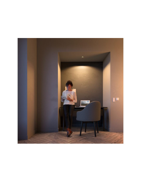 Milliskin Hue recessed S. aluminium 1x5W "000008719514338586"