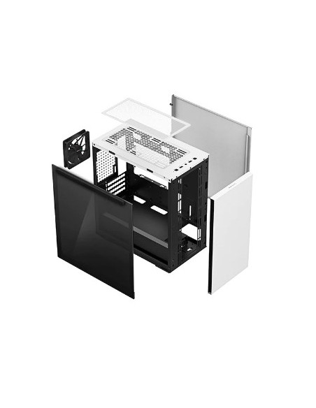 CARCASA DEEPCOOL, Middle Tower, mATX, "MACUBE 110 WH"., fara