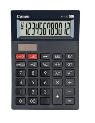 Calculator de birou CANON, AS-120 II, ecran 12 digiti