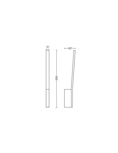 Liane Hue wall white 12W 24V, "000008719514343443" (include TV
