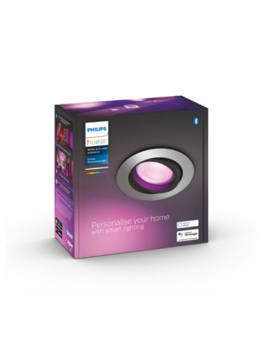 Centura Hue recessed R. aluminium 1x5.7W, "000008719514338623"