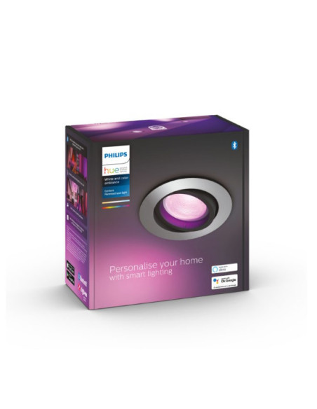 Centura Hue recessed R. aluminium 1x5.7W, "000008719514338623"