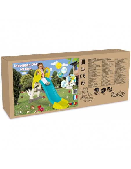 Tobogan copii Smoby KS, 150 cm, Albastru,310269