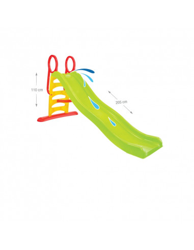 Tobogan copii Mochtoys mare 200 cm, Verde,11557